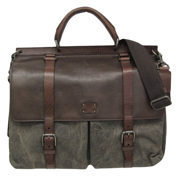 Dolce & Gabbana Brown Canvas handbag - Picture 1 of 10